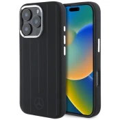 Ovitek Mercedes MEHMP16L23SUVSK iPhone 16 Pro    6.3 black hardcase Silicone Vertical Tonal Stripes MagSafe (MEHMP16L23SUVSK)