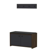 Hanah Home Zen Anthracite Cipelarnik, Crno-Braon