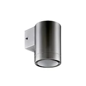 Ideus Zunanja vrtna stenska svetilka mat krom IP54 35W ASTER GU10 INOX 03015