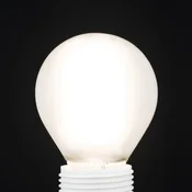 ORION LED žarulja, E27 G45, mat, 6W, 827, 720 lm, prigušiva - bijela mat - Staklo