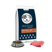 PetGourmet superpremium hrana z nizko vsebnostjo maščob za pse srednjih in velikih pasem LIGHT – govedina in riž 8 kg Enkratno