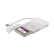 i-tec Mysafe Externes USB3.0 Festplattengehäuse weiss für 2,5 SATA-HDD/SSD