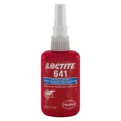 Loctite 641 50 ml rumeno anaerobno lepilo za ležaje in cilindrične dele, srednja trdnost, možnost demontaže komponent, srednja viskoznost