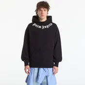 Mikina Palm Angels Neck Logo Regular Hoodie Black/ Off White XL