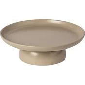 COSTA NOVA Pacifica krožnik na nogi, 89 mm, premer: 268 mm, kostanj