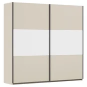 Rauch Möbel OMARA Z DRSNIMI VRATI, bela, barve aluminija, barve šampanjca