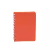 Kolegij blok - A6, špiralni, črtni, 60 listov, PP, 80 g, oranžen