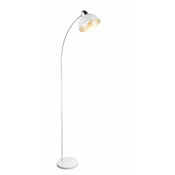 Podna lampa bela, 1x E27
