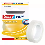 Traka lepljiva obostrana 12mm/7,5m+stalak Tesa 57912 blister