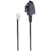 Shiverpeaks Shiverpeaks DSL priključni kabel [1x moški konektor TAE-F - 1x RJ11 vtič 6p2c] 10 m črna, (20411185)