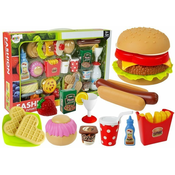 Lean Toys Fast food set za hamburger