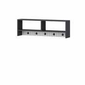 Hanah Home HANAH HOME Sarandon - Anthracite, White stenski obešalnik, (20864812)