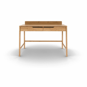 Pisalna miza iz masivnega hrasta 65x120 cm Twig – The Beds