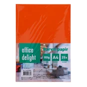 PAPIR BARVNI A4 80g 25 V PAKETU ORANŽNA