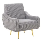 Črno-bel fotelj Holli – Premier Housewares