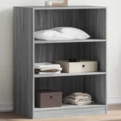 vidaXL vidaXL Garderobna omara siva sonoma 77x48x102 cm inženirski les, (21274391)