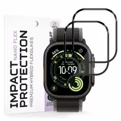 2-Pack zaščitnih folij 3D Full Body Techsuit Nano Flex za Apple Watch Ultra/Ultra 2/Ultra 3