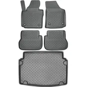 shumee Volkswagen Caddy Life Maxi Kombivan od letnikov 2008-2020 komplet - avtotesnine + zaščitna preproga za prtljažnik