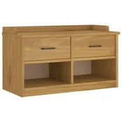 Vidaxl klop v preddverju SANDNES 87x40x50 cm masivni les bor