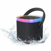 Bluetooth zvočnik Yesido YSW25 s 360 stopinjskim zvokom, IP67 standardom in RGB osvetlitvijo - črn