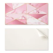 shumee Komplet PVC vinilnih ploščic z geometrijskimi vzorci in frnikolami 6x60x30 cm