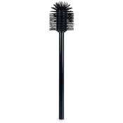 Northix Črna silikonska WC ščetka z rezervo, 35 cm