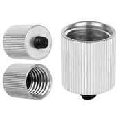 shumee Adapter za stativ, redukcijski tulec, 1/4 moški na 5/8 ženski, aluminij, 24 mm
