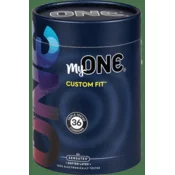 MyOne Maxi-Pack: Custom Fit, size 57E, 36 condoms