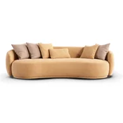 Casa Padrino luxury 4 seater sofa orange 270 x 97 x H. 76 cm - Living room sofa - Hotel sofa - Living room furniture - Hotel furniture - Luxury furniture - Luxury furnishings