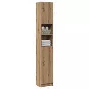 Vidaxl vidaXL Kopalniška omarica Artisan hrast 32x25,5x190 cm
