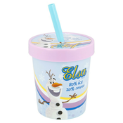 Frozen - Šalica za sladoled sa slamkom 560 ml