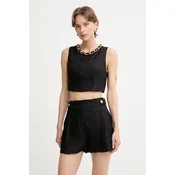Elisabetta Franchi bluza ženska z lanom