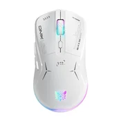 Onikuma CW917 brezžična gaming miška z nastavljivim DPI in RGB osvetlitvijo - white