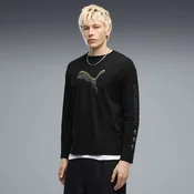 PUMA Sport Relaxed Street Long Sleeve Tee Men, Men, Black, XS