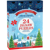 Eurographics - Puzzle Adventni koledar: Božična vas - 40 - 99 kosov