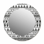 tulup.si Okroglo okrasno ogledalo Boho minimalist fi 90 cm
