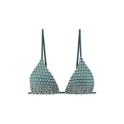 Copenhagen Studios Bikini zgornji del petrol/bela