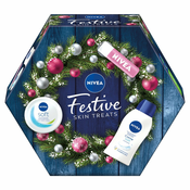 NIVEA Festive Skin Treats Ženski set, 3 komada