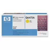 Q6472A - HP Toner, Yellow, 4.000 pages