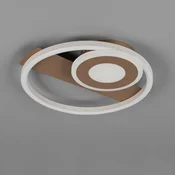 Reality Leuchten LED stropna svetilka Horus, kava, 2.500 lm, 3.000 K, kovina - Dnevna soba/jedilnica - Sodobni