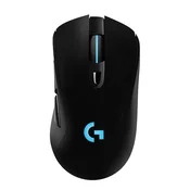 LOGITECH LOGITECH G703 Hero črna desničarska brezžična USB 12000 DPI igralna miška, (21956882)