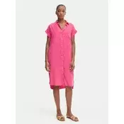 Iconique Srajčna obleka Quinn IC26-060 Temno rožnata Relaxed Fit