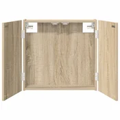 vidaXL Omara za tarče Sonoma hrast 56 x 12 x 53,5 cm Inženirski les