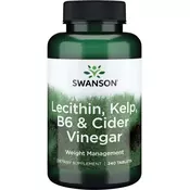 Lecithin, Kelp, B-6 & Cider Vinegar, 240 tableta, Swanson