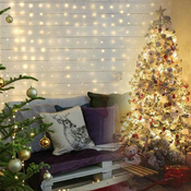 LED božična zavesa luči 3x3m - Christmaslights 1+1 GRATIS