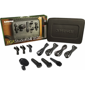 Set instrumentalnih mikrofona Shure - PGASTUDIOKIT4, crni