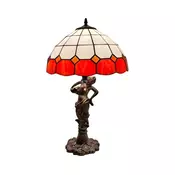 Brilagi - Tiffany vitražna stona lampa SIENNA 1xE27/60W/230V