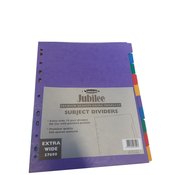 Pregradni karton - register maxi Jubilee A4 5-delni bianko 5-barvni 57599