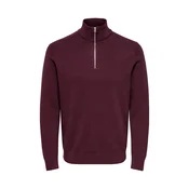 Only & Sons Pulover ONSPHIL vinsko rdeča