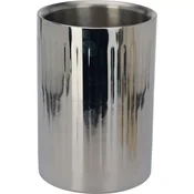 Gastro dvostenski hladilnik za vino iz nerjavečega jekla, rebrast, 180 mm, premer: 120 mm